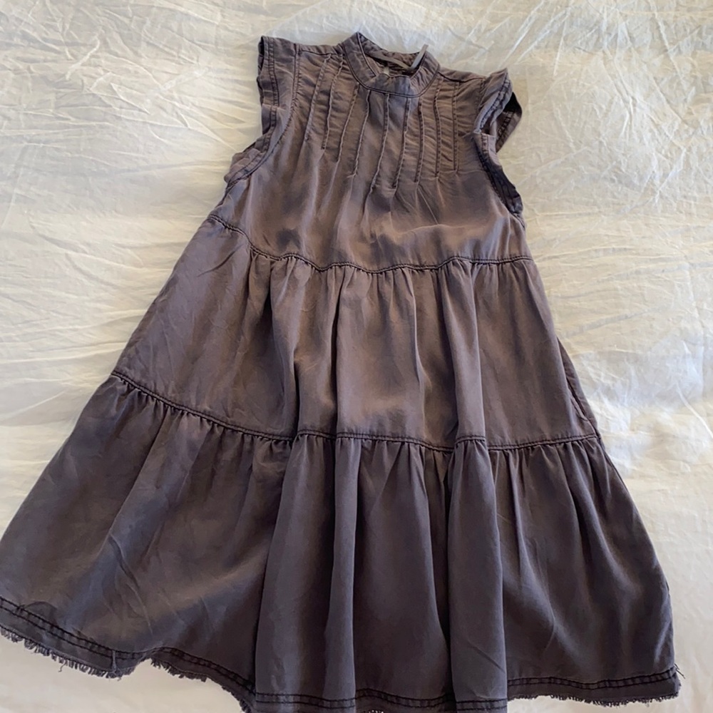 Grey jean dress